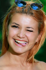 hot Ukrainian babe Violla A relishes in showing off her magnificent, large breasts 